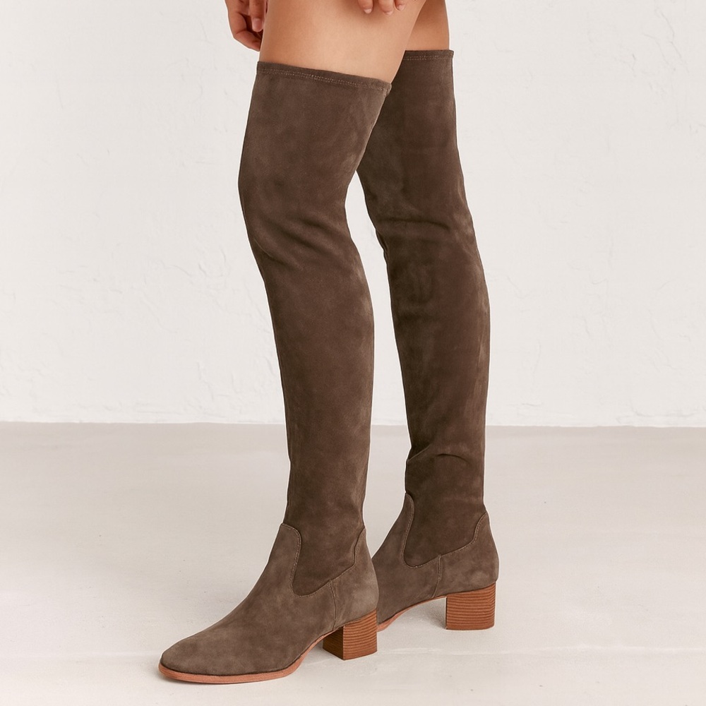 NEW Joie Joanna Over-The-Knee Suede Boots